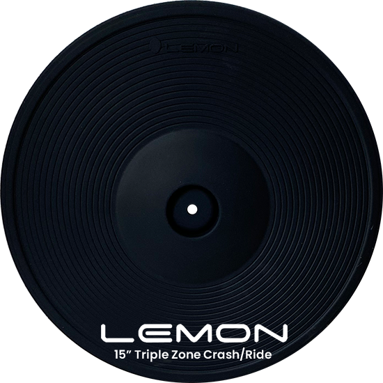 Lemon 15 inch Triple Zone Crash Ride Cymbal